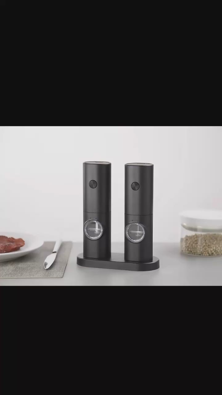 Set 2 râșnițe automate cu bateri